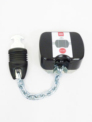 Shopping Trolley Coin Lock, Full Metal £1 Coin Deposit Lock for 24-28mm Handles