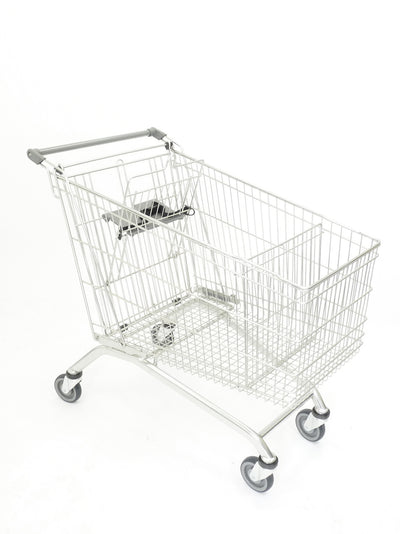 Refurbished Shopping Trolley with Single Toddler Seat, 212 Litre Capacity