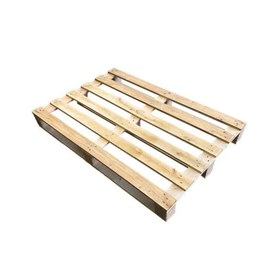 Non returnable wooden pallet for one-way transport and storage