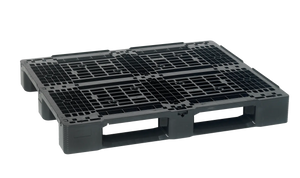Heavy Duty Plastic ISO Pallet 1200 x 1000 x 150mm – Open Deck with Raised Edge | Rackable