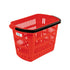 30L Plastic Shopping Basket, Black Retail Hand Basket