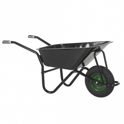 80 Litre Steel Wheelbarrow with 400mm Pneumatic Wheel