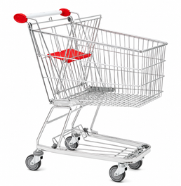 100L Double Basket Shopping Trolley – Classic Series (Model 100D)