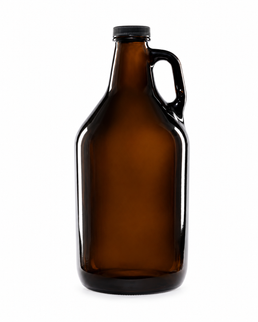 64oz (1.84 Litre) Amber Glass Growler with Handle – GROW64 | Pack of 6
