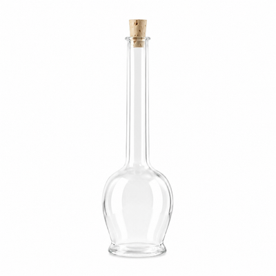 100ml Ravello Glass Oil Bottle (Cork Opening)
