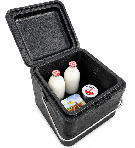 EPP-Schaumstoffbox Milchflaschen-Locker