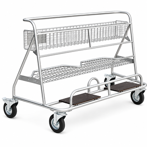 Carry WP4 Plattenwagen – Mit Korb und Regal für die Handhabung von Plattenmaterial