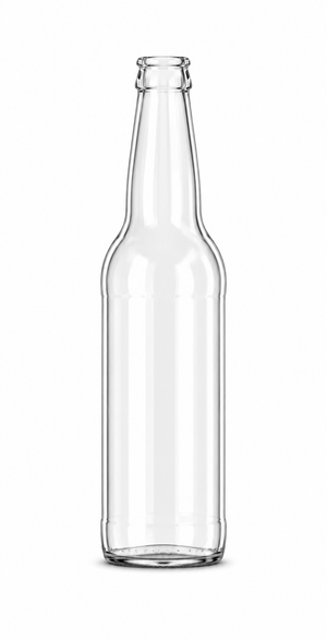 Bottiglia di Birra Ale in Vetro Flint da 500ml – Finitura Crown Cork 29mm