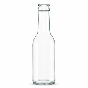 Long Neck Basse 25cl Flint Glass Bottle – Crown Finish