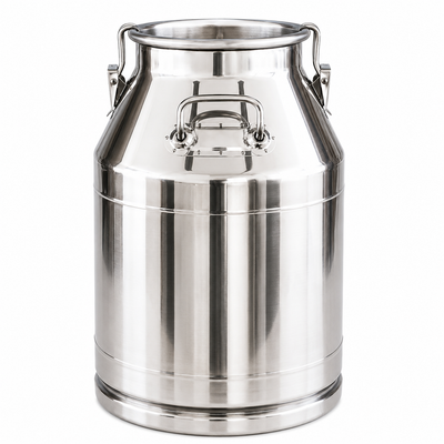 25 Litre Stainless Steel Milk Churn – Durable and Secure Dairy Transport