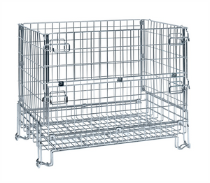 Electrogalvanized Wire Basket – Foldable & Stackable – 1200 × 800 × 980 mm – 1000 kg Load