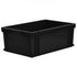 Recycled 43.8 Litre Euro Stacking Box Solid Sides and Base with Hand Grips