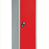 Single Door Steel Locker, 305 x 460 x 1760 mm, Anti-Bacterial Mild Steel