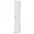 All White Steel Locker with Cam Key Lock, 300mm Depth