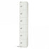 All White Steel Locker with Cam Key Lock, 450mm Depth