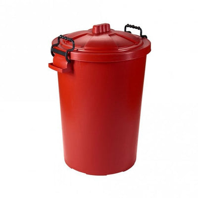 Heavy Duty Plastic Waste Bin - 85 Litre Colour Coded Dustbin