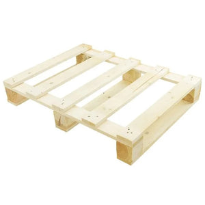 Wooden display pallet 800x600x120mm ISPM 15 treated spruce