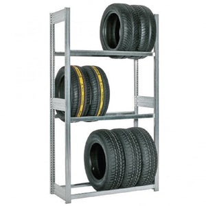 Galvanised Tyre Racking – 3, 4 or 5 Shelf Tyre Storage Racking
