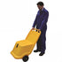 75kg Mobile Salt & Grit Bin Truck with Wheels & Handle – 590 x 435 x 1070mm