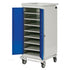 Narrow Aisle Laptop & Device Charging Trolley Steel Locker with Cam Key Lock