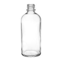 100ml Clear Glass Dropper Bottle – White Flint Bottle for Cosmetics & Pharmaceuticals