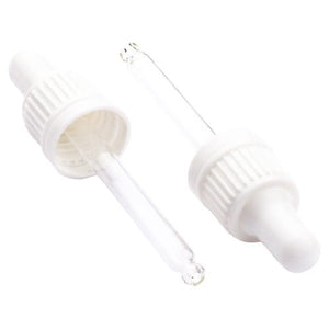 30ml White Pipette Assembly – Dropper for Glass Bottles
