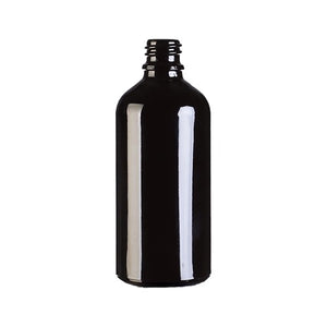100ml Black Glass Dropper Bottle – UV-Blocking Bottle for Oils & Serums