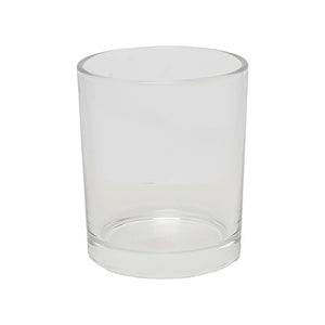 20cl Flat-Based Clear Candle Glass – 200ml White Flint Candle Jar