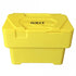 Plastic Yellow Salt & Grit Bin 115 Litre - 800 x 474 x 605mm