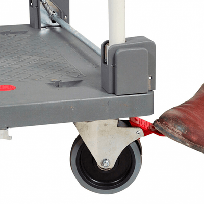 Heavy Duty Plastic Platform Trolley, 200kg Load Capacity