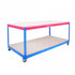 Heavy Duty Mobile Rivet Workbench with Lower Shelf
