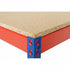Heavy Duty Rivet Workstation with Half Storage Shelf Steel Workbench