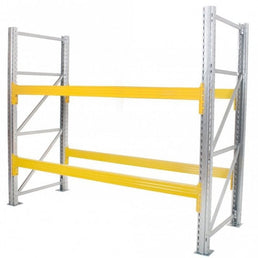 Steel Pallet Racking Kit Starter Bay, Industrial Warehouse Storage System, 3000H x 1100D mm