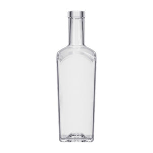 70cl Brunel Spirit Bottle – 700ml Premium Glass Bottle for Whisky, Gin, Rum & Tequila (White Flint | 620g)