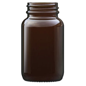 100ml Amber Glass Powder Jar