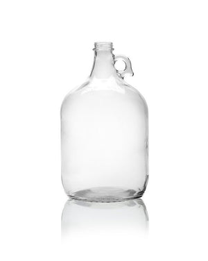1 Gallone (128oz) klare Glasflasche Growler mit Griff